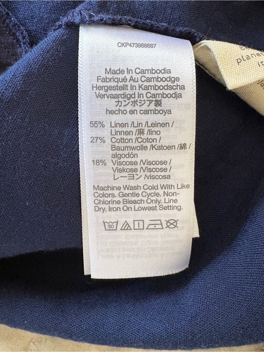 Madewell Linen Blend Cutaway Tank Mini Dress - Picture 8 of 8
